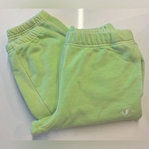 Champion lime green sweatpants